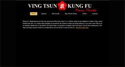 Desktop Screenshot of miamiwingchun.com